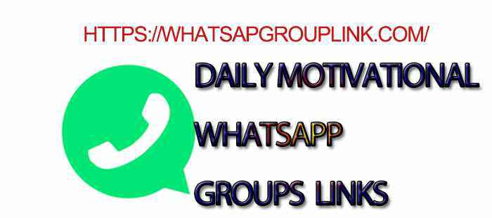 Daily motivational whatsapp group
