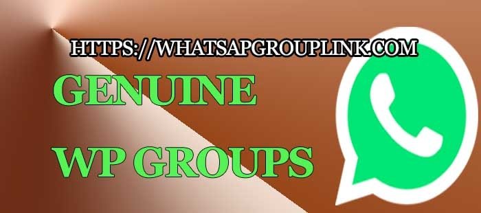 Genuine Whatsapp Group Link
