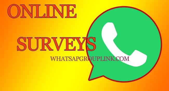 Online Surveys Whatsapp Group Link