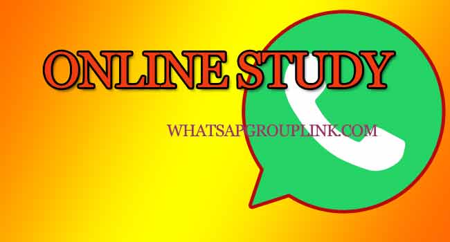 Online Study Whatsapp Group Link