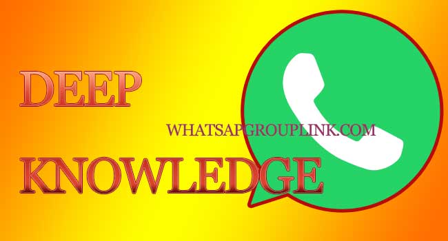 Deep knowledge WhatsApp Group Link