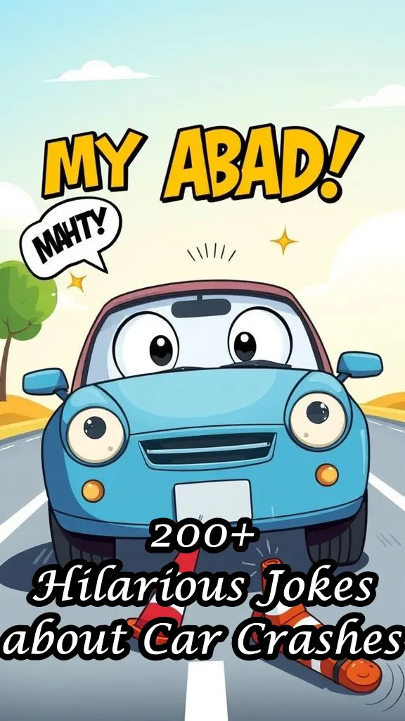 200+ Hilarious Jokes about Car Crashes for a Full-Speed Laugh 200+ Hilarious Jokes about Car Crashes