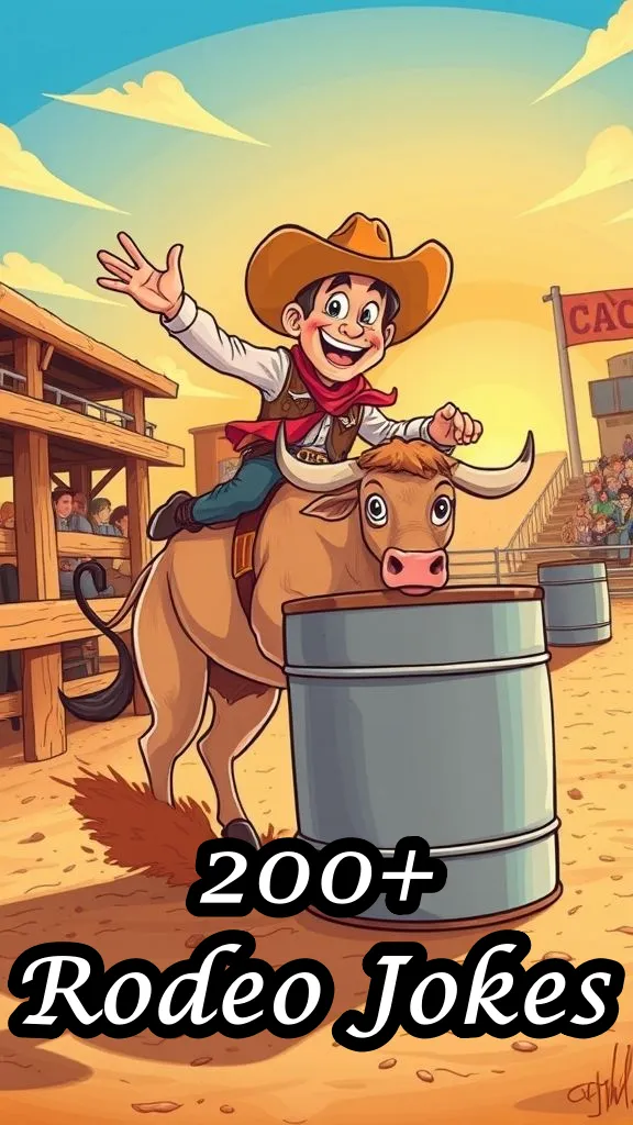 200+ Hilarious Rodeo Jokes That'll Have You Holding On for Dear Laughs! 200+ Hilarious Rodeo Jokes
