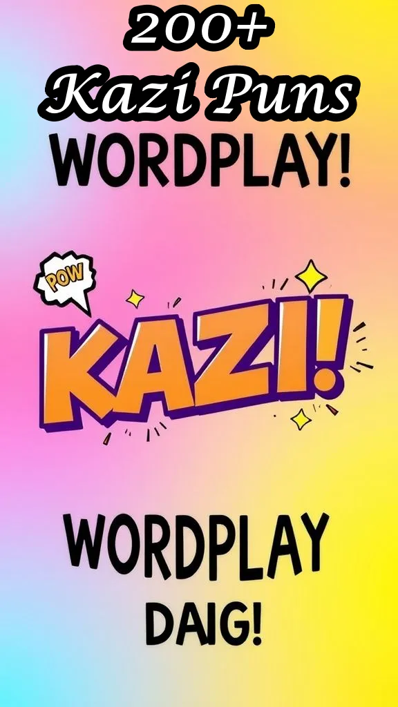 200+ Kazi Puns That'll Make You the Life of Every Conversation 200+ Kazi Puns