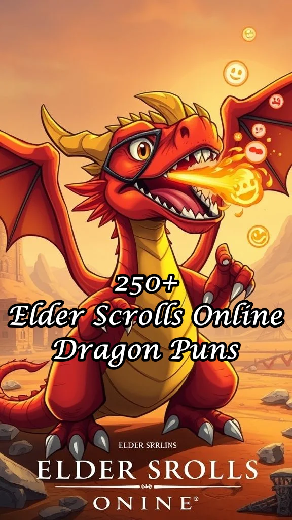 250+ Elder Scrolls Online Dragon Puns That'll Have You Shouting with Joy 250+ Elder Scrolls Online Dragon Puns