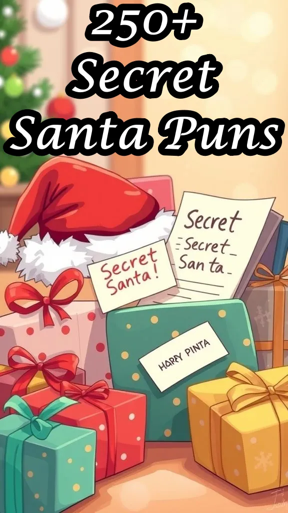 250+ Hilarious Secret Santa Puns That'll Make Your Holiday Gift Exchange Legendary 250+ Hilarious Secret Santa Puns