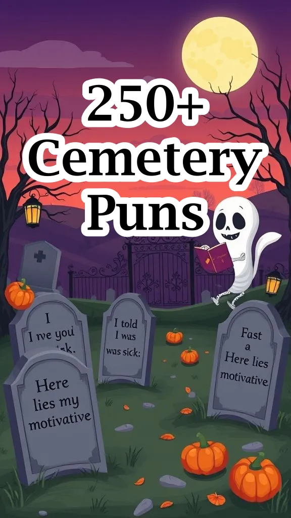 Cemetery Puns That'll Have You Dying of Laughter