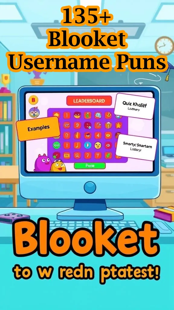 Clever Blooket Username Puns to Level Up Your Game