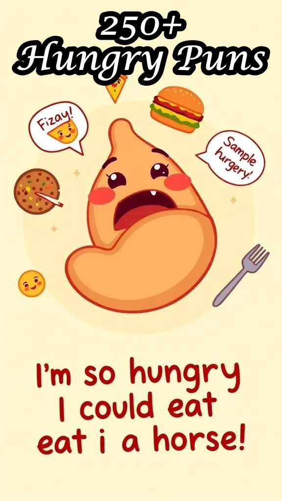 250+ Hungry Puns That'll Fill Your Belly with Laughter Hungry Puns That will Fill Your Belly with Laughter