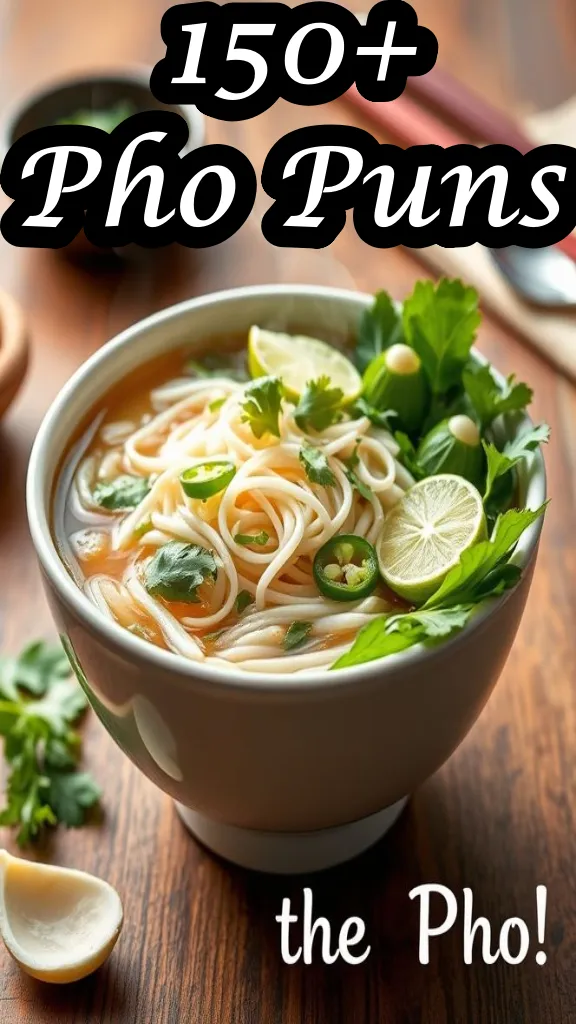 Pho Puns That will Bowl You Over with Laughter