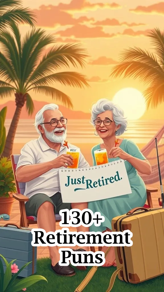 Retirement Puns That will Never Clock Out of Comedy