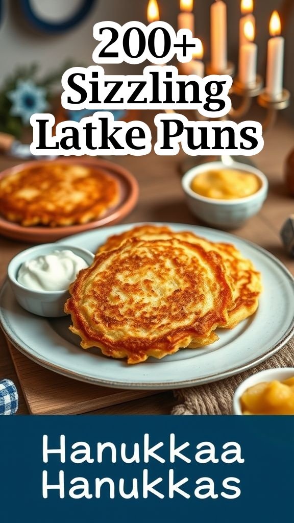 Sizzling Latke Puns to Make Your Hanukkah Hilarious