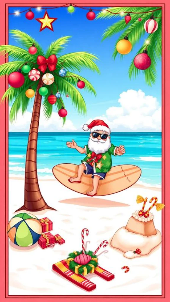 Beach Christmas Puns – Surf Into Holiday Laughs & Share the Cheer