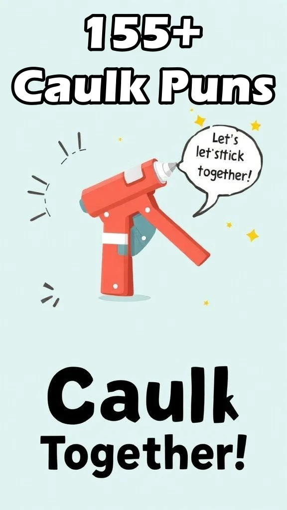 Caulk Puns That Seal the Deal and Crack You Up