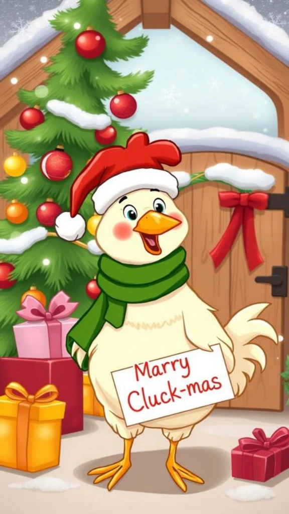 Chicken Christmas Puns – Hilarious Holiday Chicken Wordplay