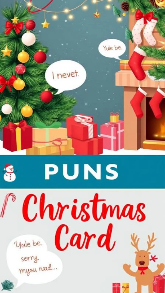 Christmas Card Puns – Festive, Funny & Clever Captions to Spread Holiday Cheer
