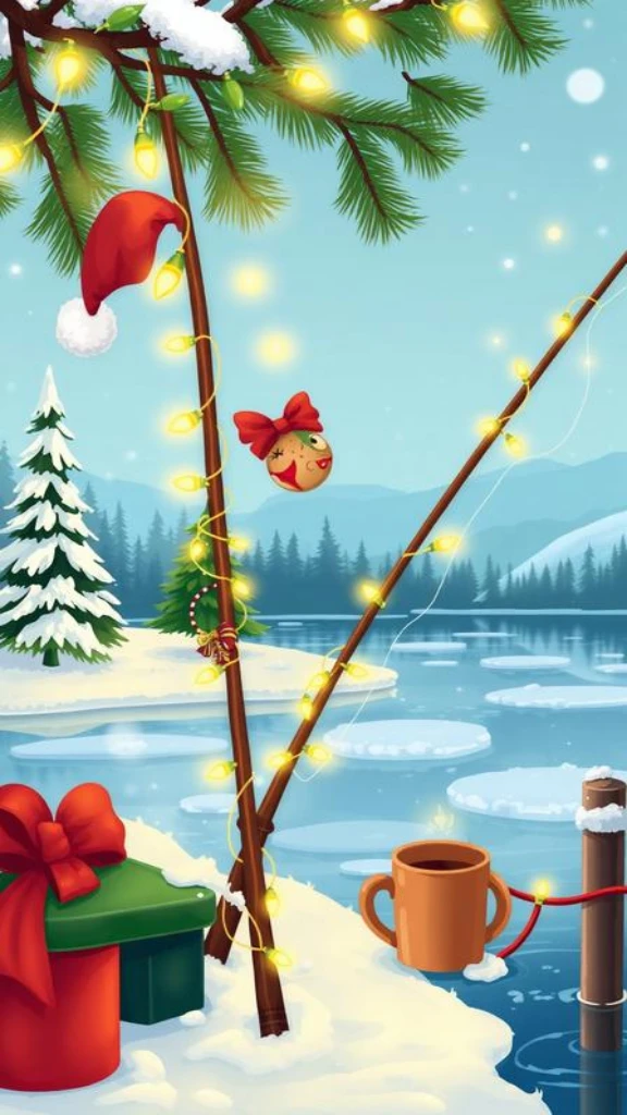 Christmas Fishing Puns – Reel in Holiday Laughs & Festive Fun