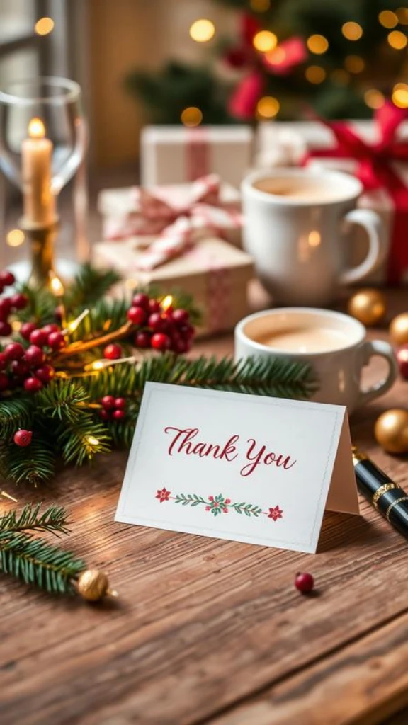 Christmas Thank You Messages – Heartfelt, Fun & Ready-to-Use Holiday Appreciation Notes