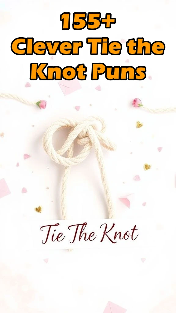 Clever Tie the Knot Puns for Lovers and Laughs