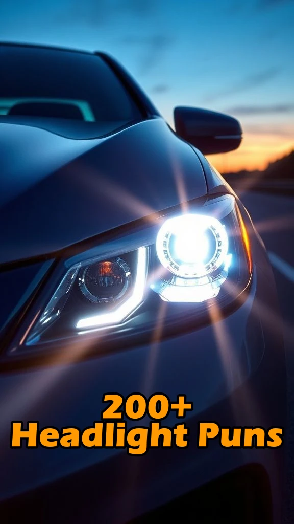 Dazzling Headlight Puns That'll Brighten Your Day and Light Up Your Feed
