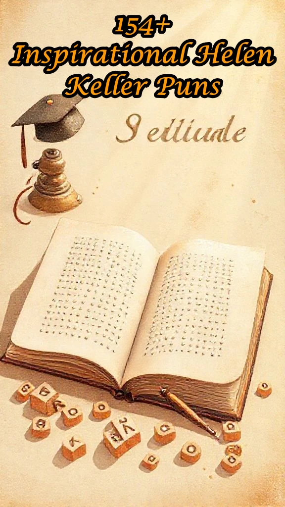 154+ Inspirational Helen Keller Puns and Wordplay Inspirational Helen Keller Puns and Wordplay