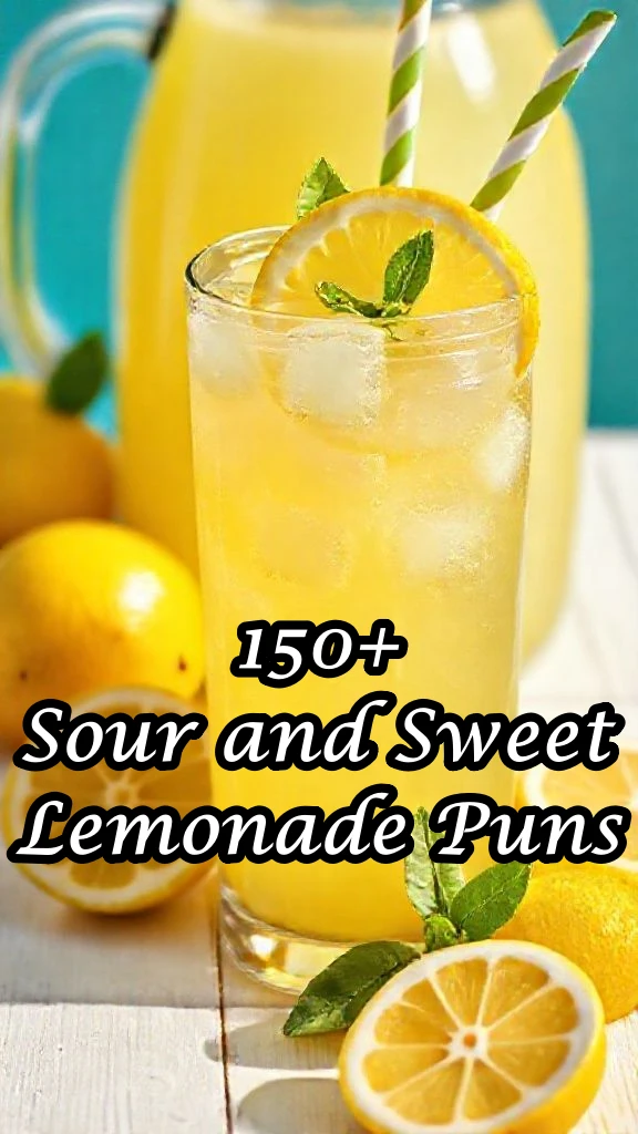 Sour and Sweet Lemonade Puns to Make You Laugh