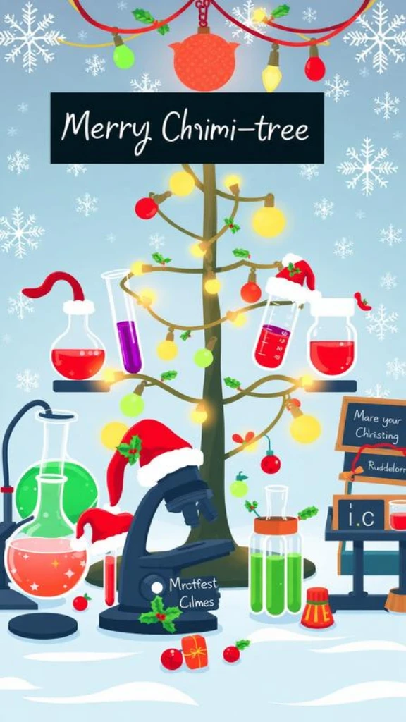 Science Christmas Puns to Spark Holiday Cheer