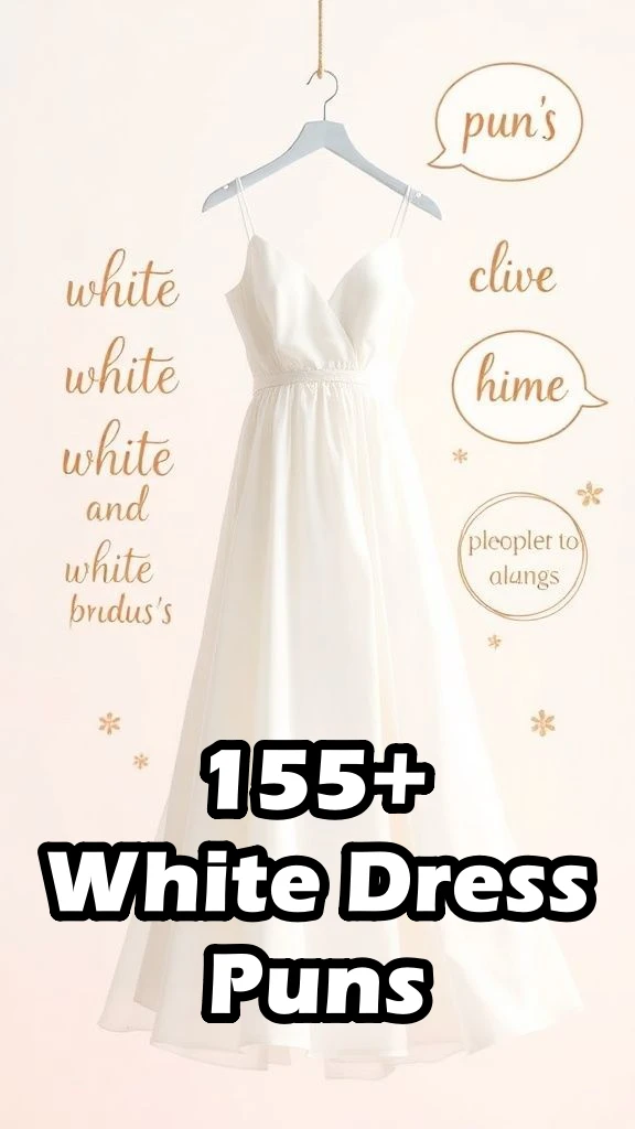155+ White Dress Puns That'll Make You the Belle of the Bridal Ball White Dress Puns That'll Make You the Belle of the Bridal Ball