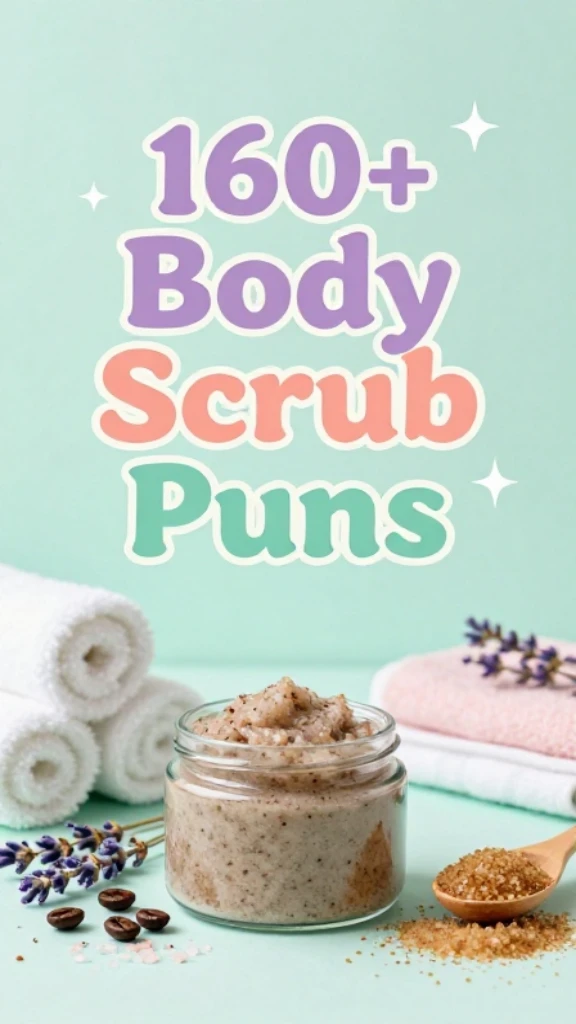 Body Scrub Puns That'll Polish Your Sense of Humor