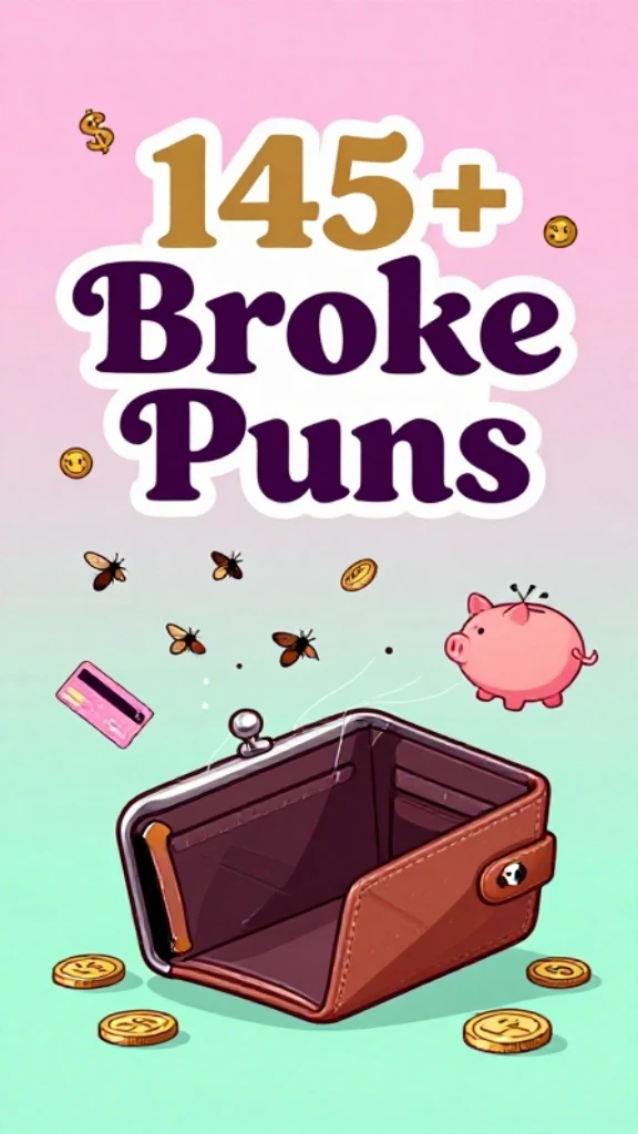 145+ Broke Puns That'll Leave You Laughing All the Way to the (Empty) Bank Broke Puns That'll Leave You Laughing All the Way to the (Empty) Bank
