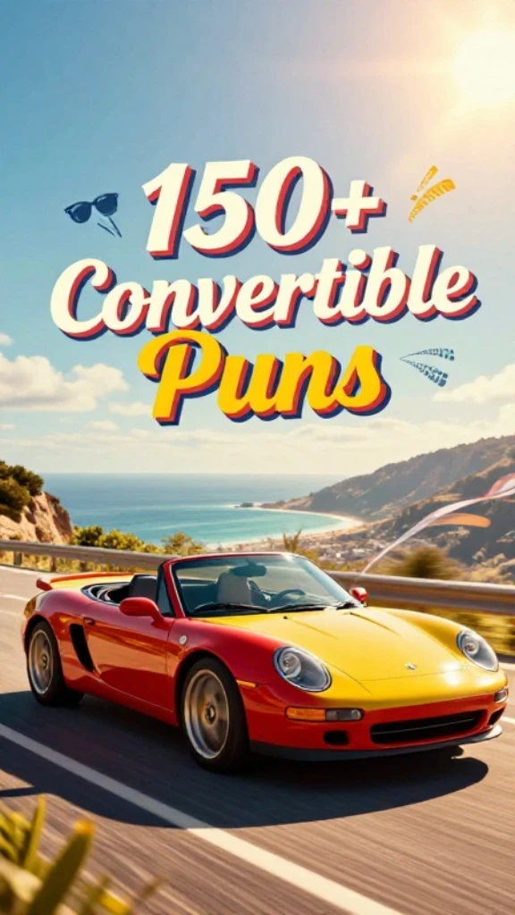 Convertible Puns That'll Drive You Wild (And Top Down Happy!)