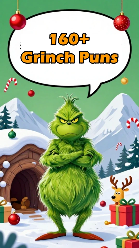 160+ Grinch Puns That'll Steal Your Heart (And Your Humor) Grinch Puns That'll Steal Your Heart (And Your Humor)