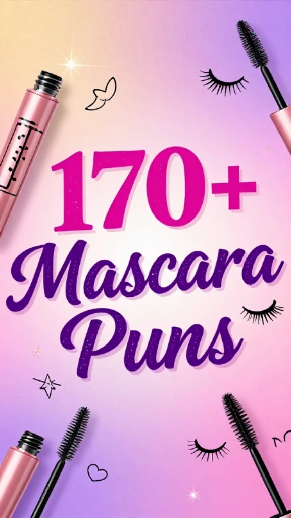Mascara Puns That Will Make Your Lashes Flutter with Laughter