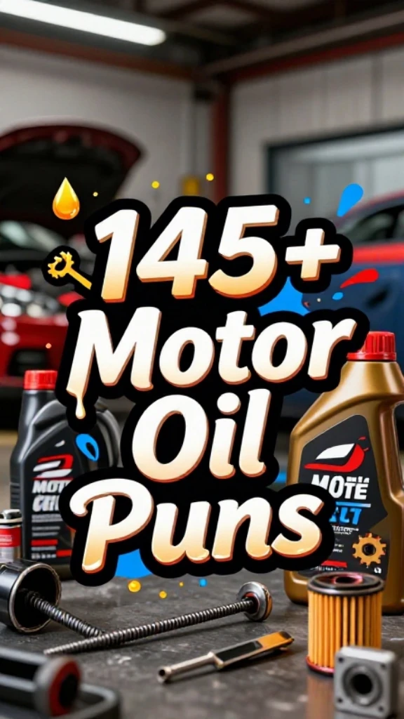 Motor Oil Puns That'll Keep Your Humor Well-Lubricated