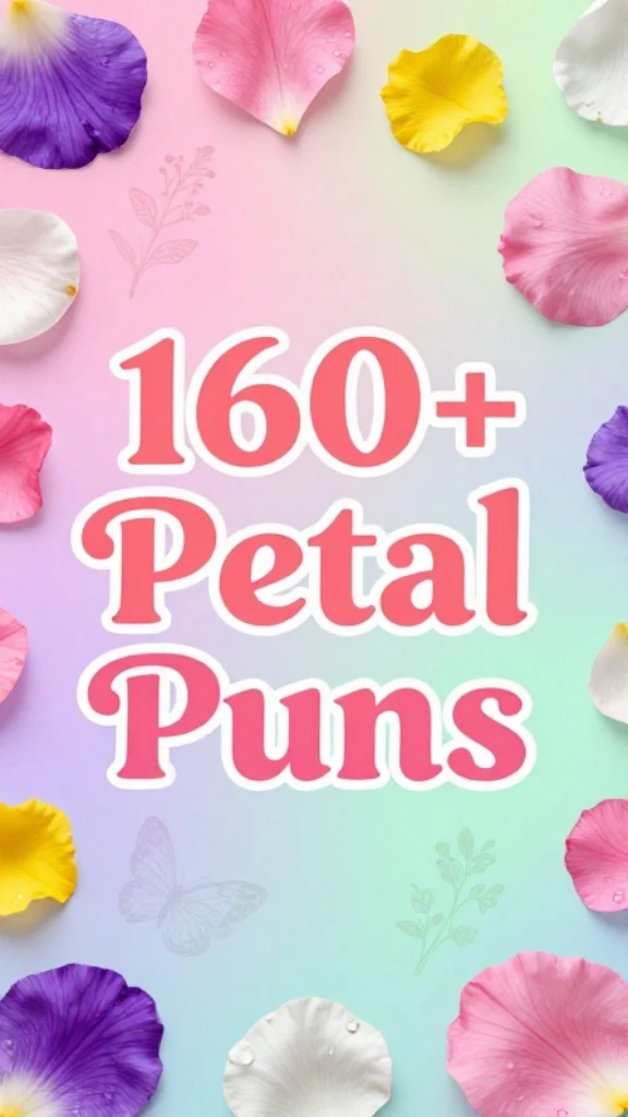 160+ Petal Puns That'll Make You Bloom with Laughter Petal Puns That'll Make You Bloom with Laughter