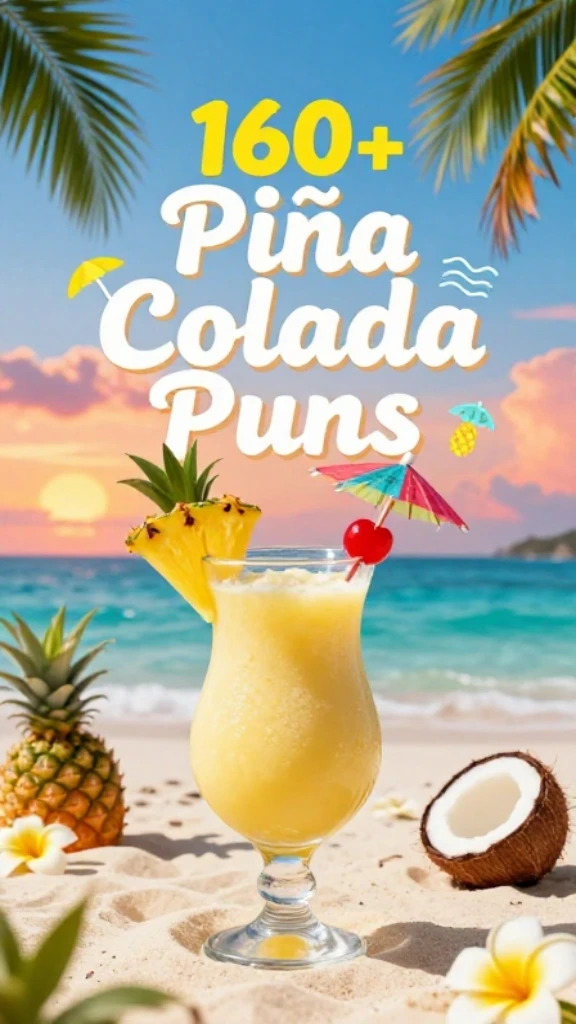Piña Colada Puns to Shake Up Your Day with Tropical Humor