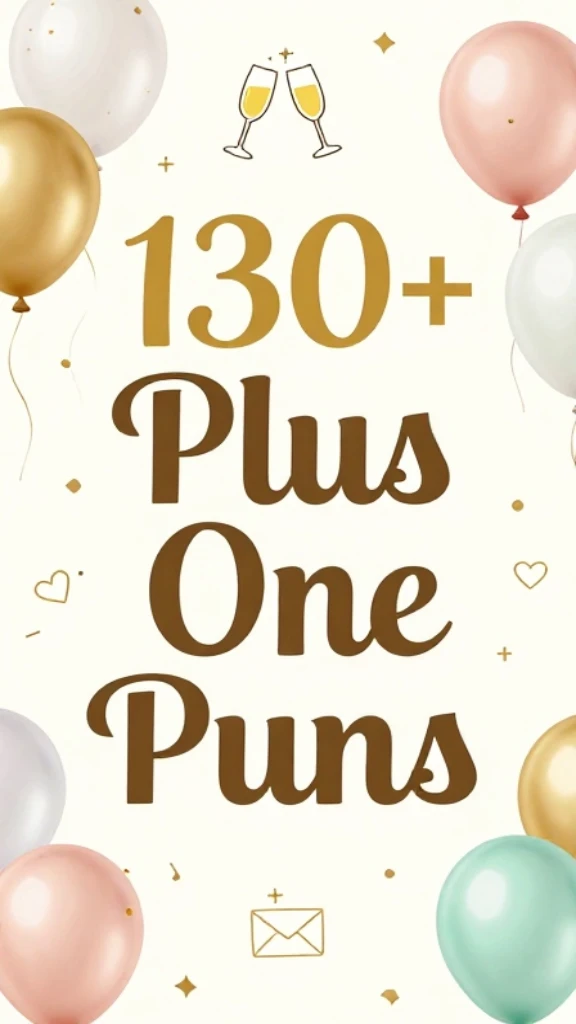 Plus One Puns to Make Your Guest the Life of the Party